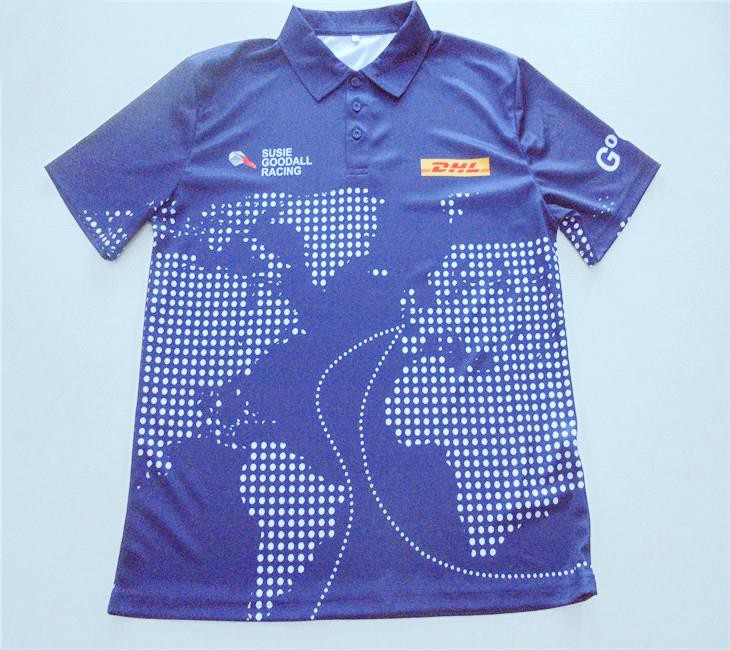 Kemeja-T DHL Polo Untuk Pencetakan Sublimasi