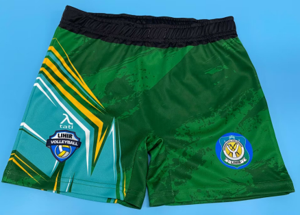 Seluar Pendek Bola Sepak Hijau Sublimasi